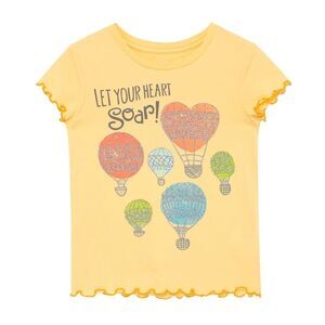 NEW Peek Toddler Girls ‘Let Your Heart Soar’ Hot Air Balloon Top Size 2T NWT